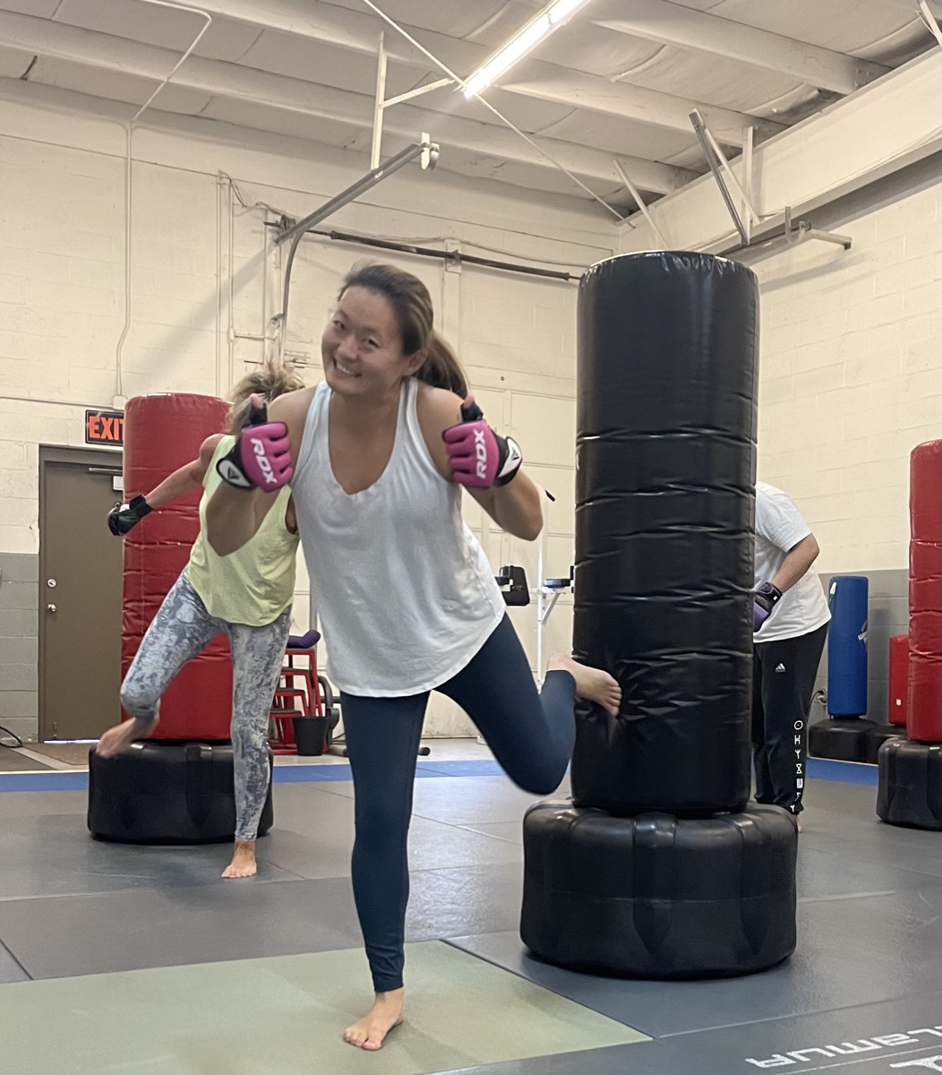 Cardio Kickboxing training